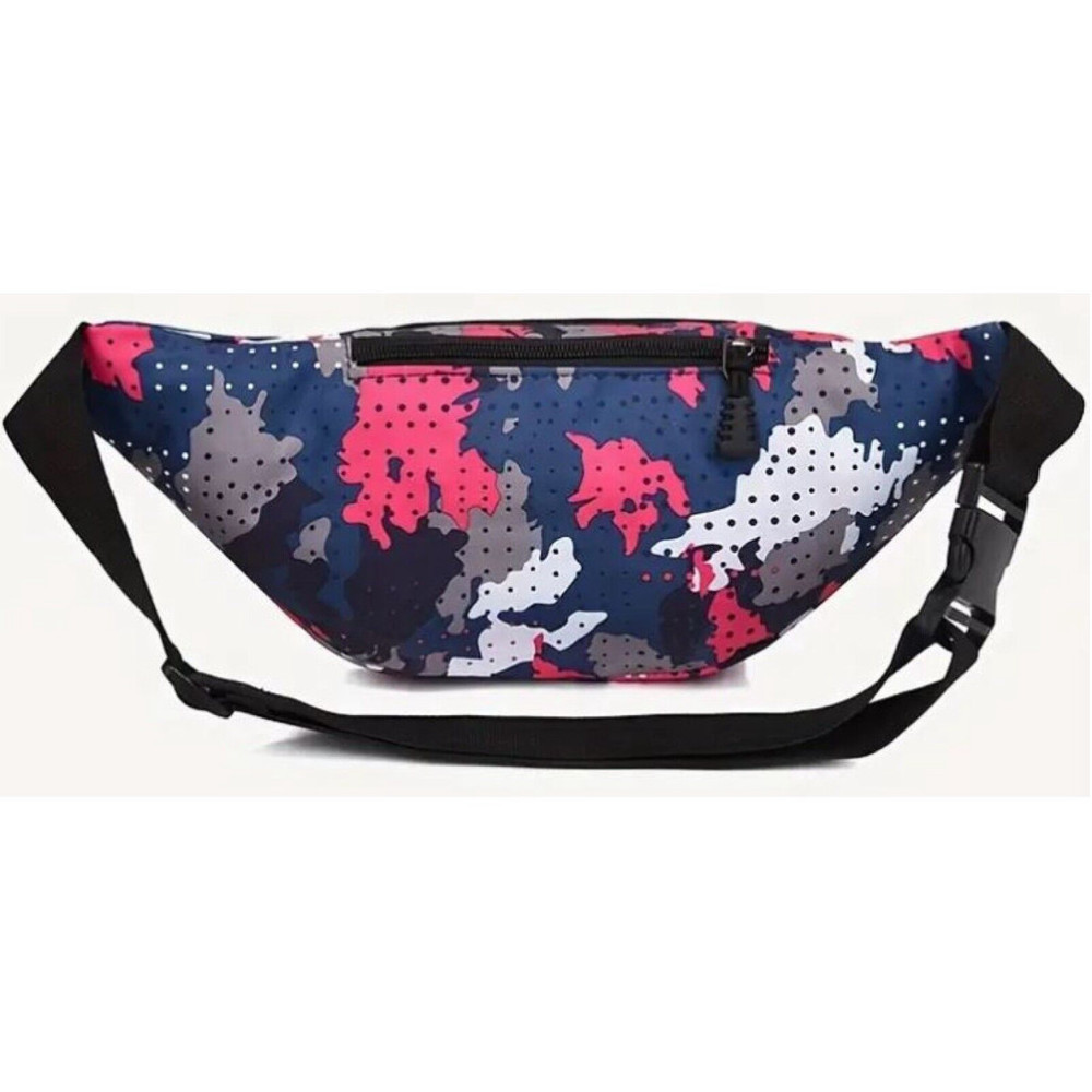 Trendy Fanny Pack Outdoor Waist Bag Unisex Adjustable Strap Multiple Pockets - Picture 6 of 6